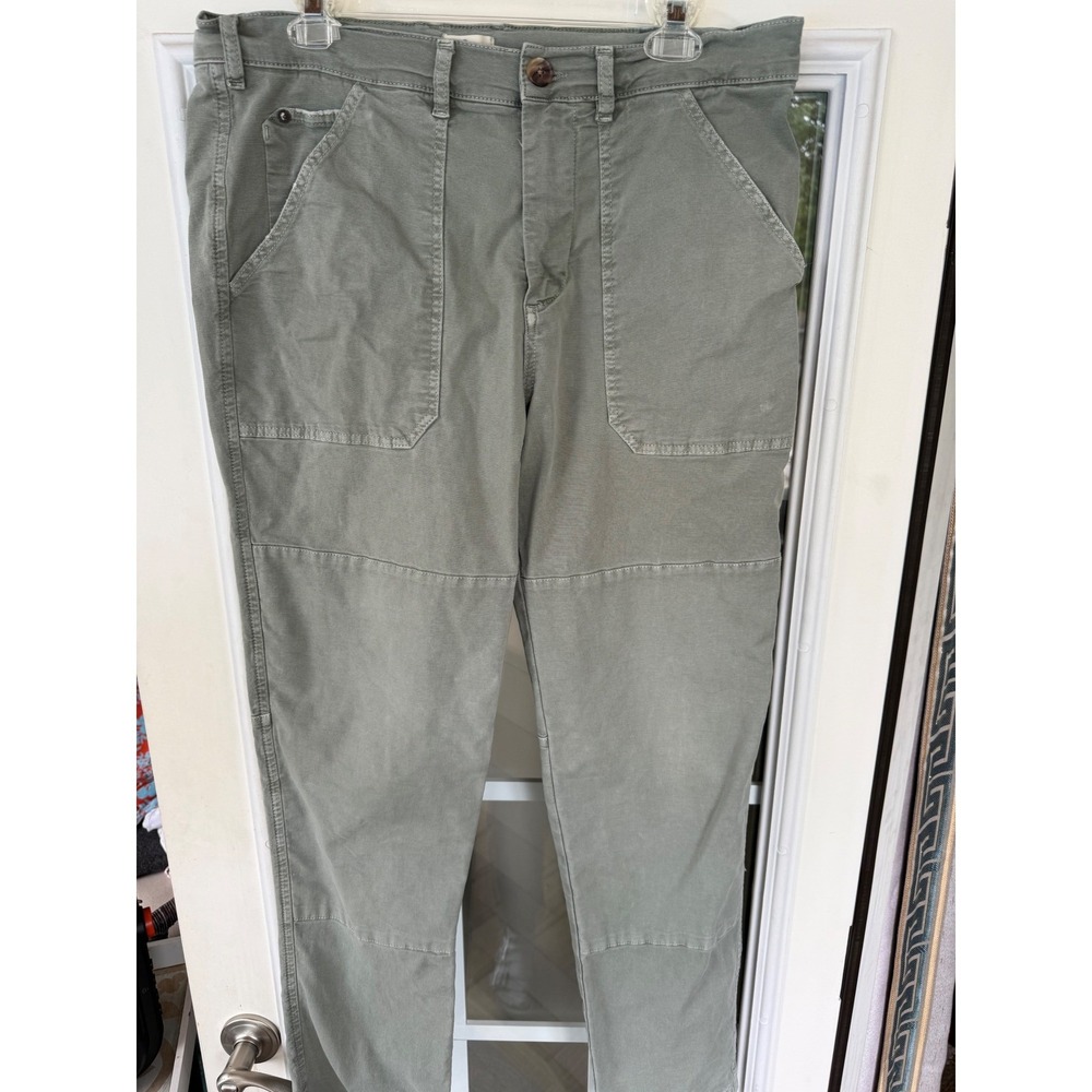 Marine layer women's aria utility pants olive green cargo outdoors 34x31
